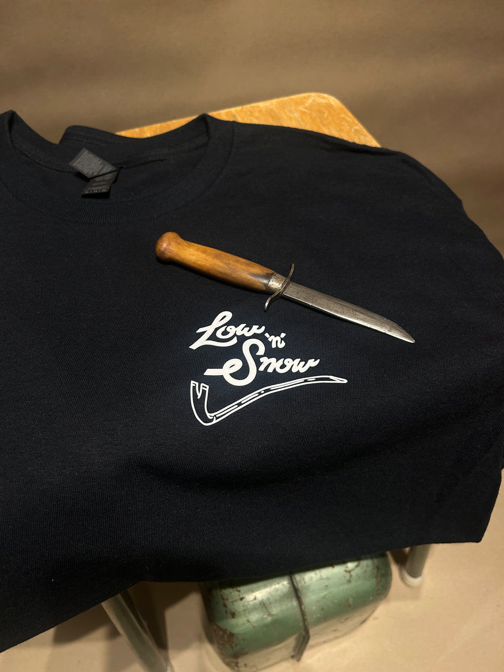 "MESSY WORKBENCH" T-SHIRT BLK
