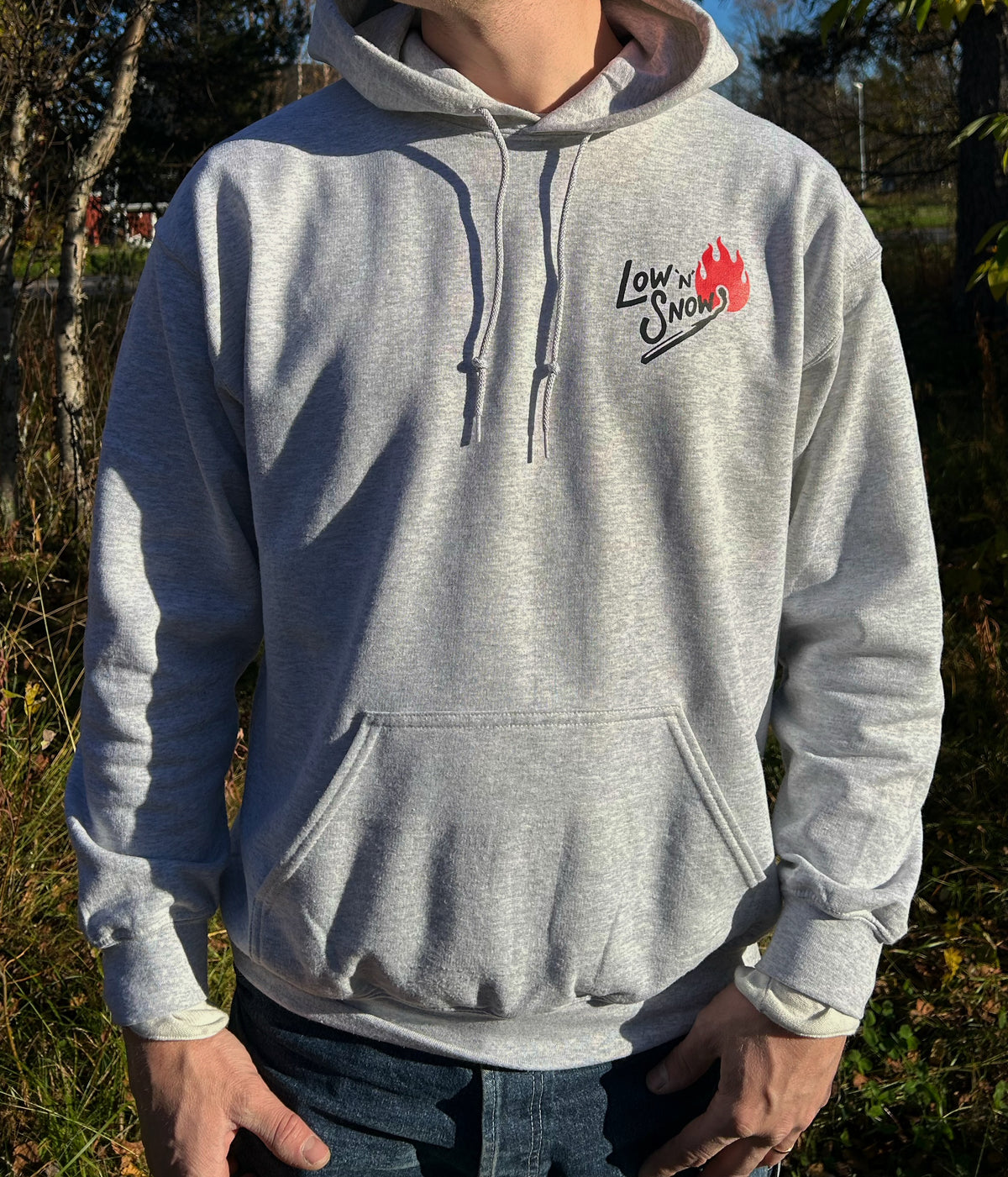 "GASOLINE & CAFFEINE" ASH GREY