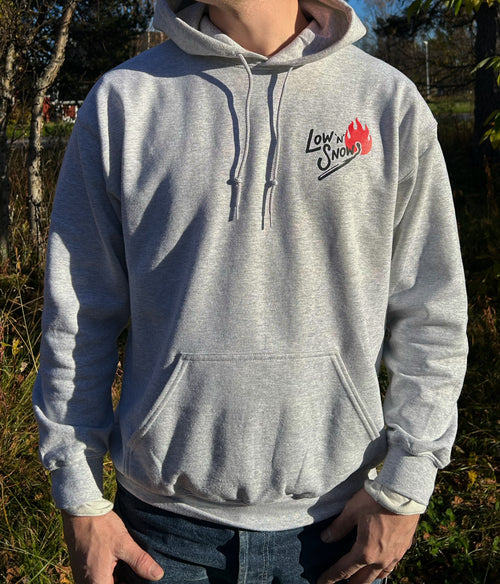 "GASOLINE & CAFFEINE" ASH GREY